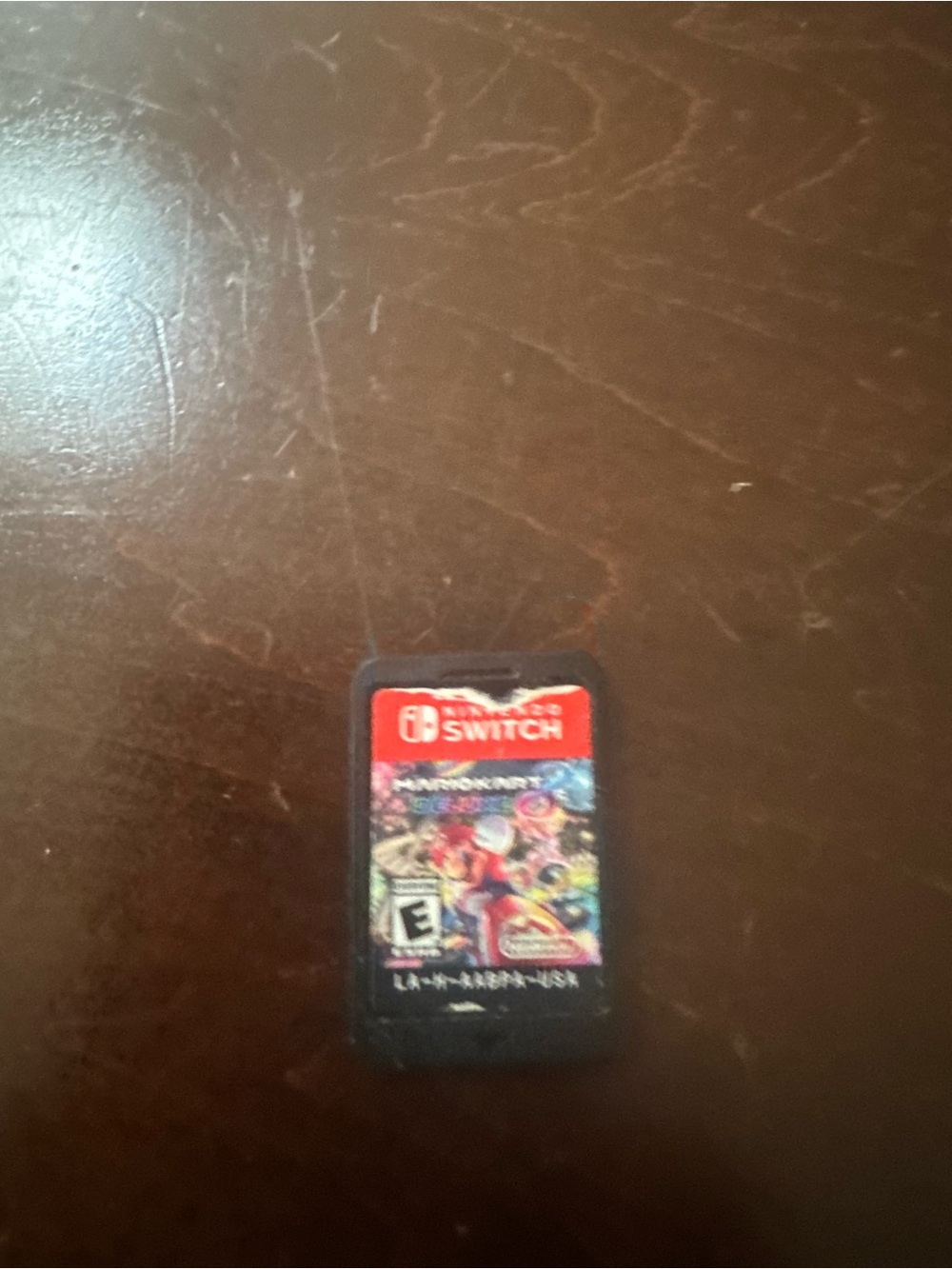 Nintendo Mario Kart 8 Deluxe Game Card - Red and Multicolor Label